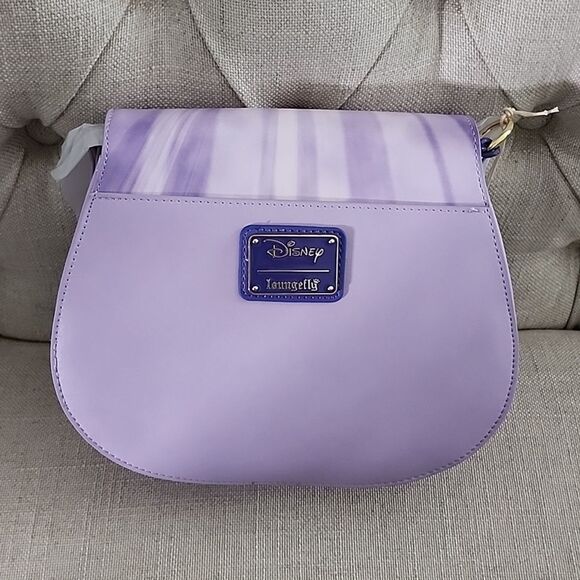 NWT Loungefly Disney Hercules Muses Clouds Lavender Purple Crossbody - Picture 2 of 4
